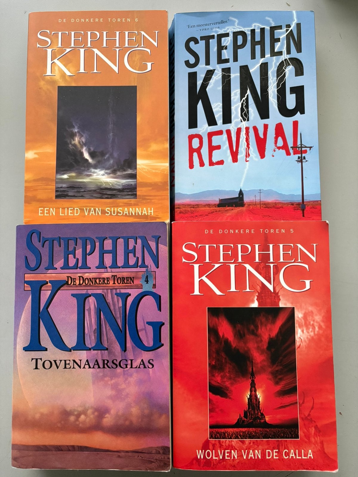 Te koop 4 thrillers van Stephen King, Ophalen of Verzenden, Gelezen