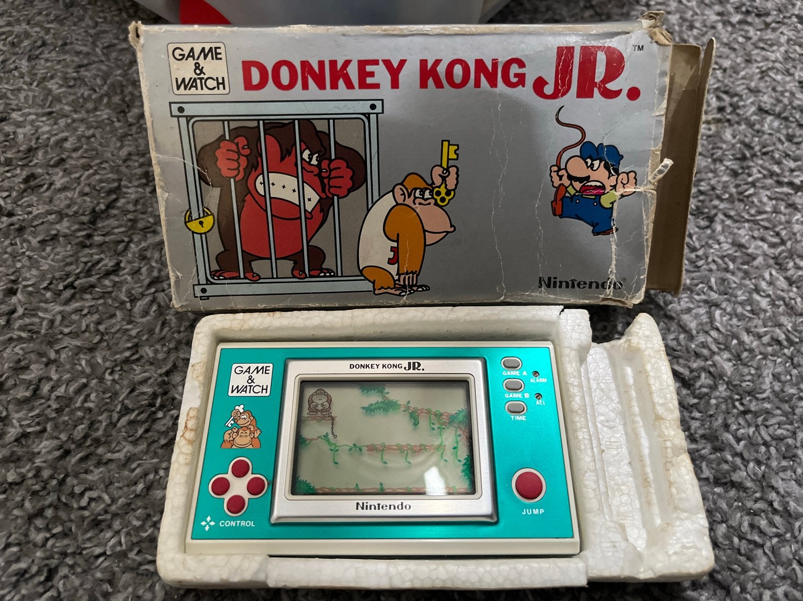 Nintendo Game & Watch Donkey Kong Jr. (Batterijklepje ontbre, Spelcomputers en Games, Spelcomputers | Nintendo Game Boy, Ophalen of Verzenden
