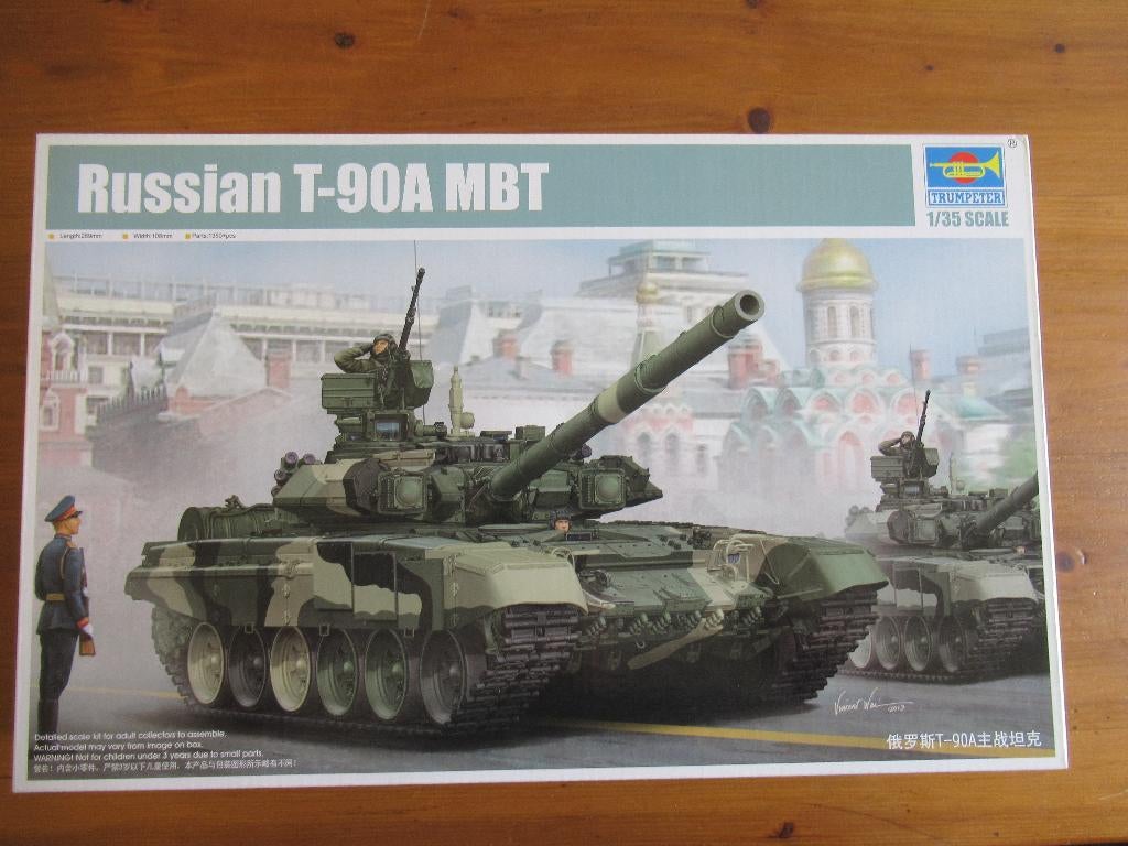 Russian T-90A MBT (Trumpeter 1/35), Overige merken, Tank, 1:32 tot 1:50, Nieuw