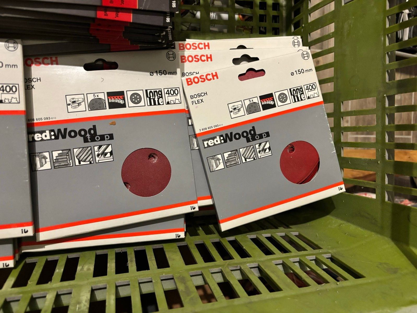 Bosch Flex Red Wood Top 150 mm, Doe-het-zelf en Verbouw, Gereedschap | Schuurmachines, Ophalen of Verzenden, Nieuw, Minder dan 600 watt