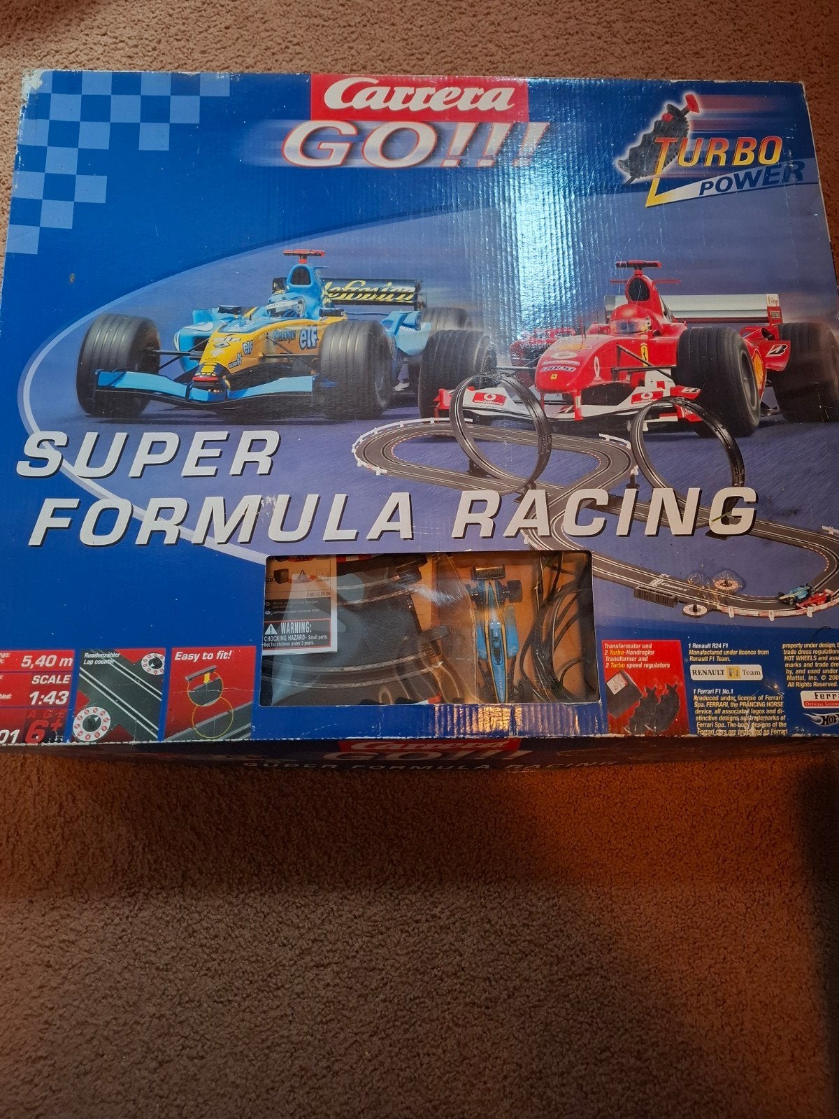 Carrera GO!!! Super Formula Racing Racebaan, Carrera, Ophalen of Verzenden, Met looping, Elektrisch