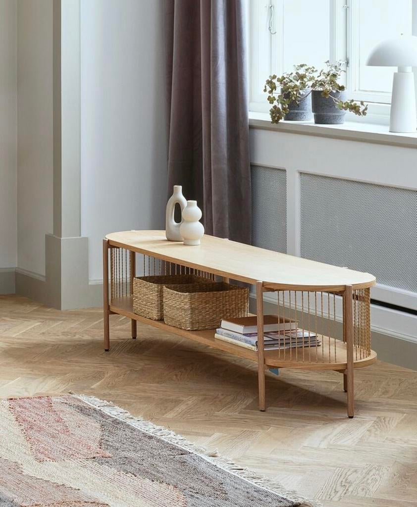 Tv meubel kast laag dressoir, Ophalen, 50 tot 100 cm, 100 tot 150 cm, Rond