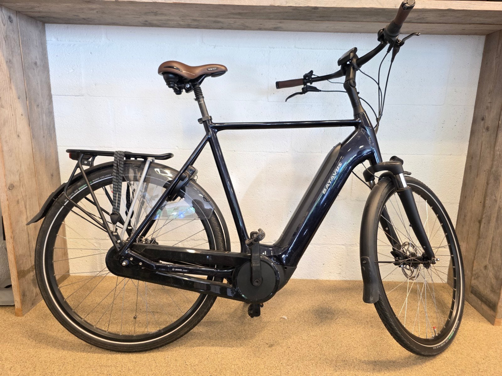 Batavus Finez E-Go Power *LAGE KM STAND*, Ophalen, Gebruikt, Batavus, 59 cm of meer
