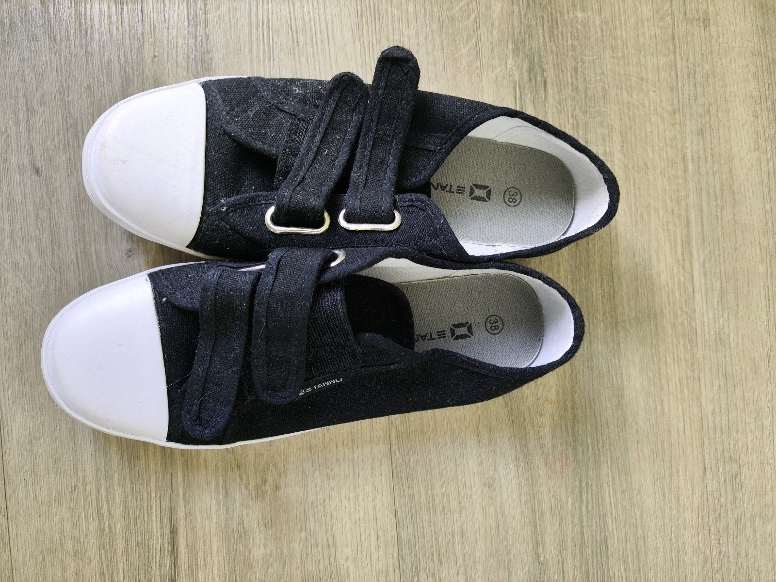 Gymschoenen met klittenband, maat 38, Kleding | Dames, Schoenen, Ophalen, Zwart, Gedragen, Sneakers of Gympen