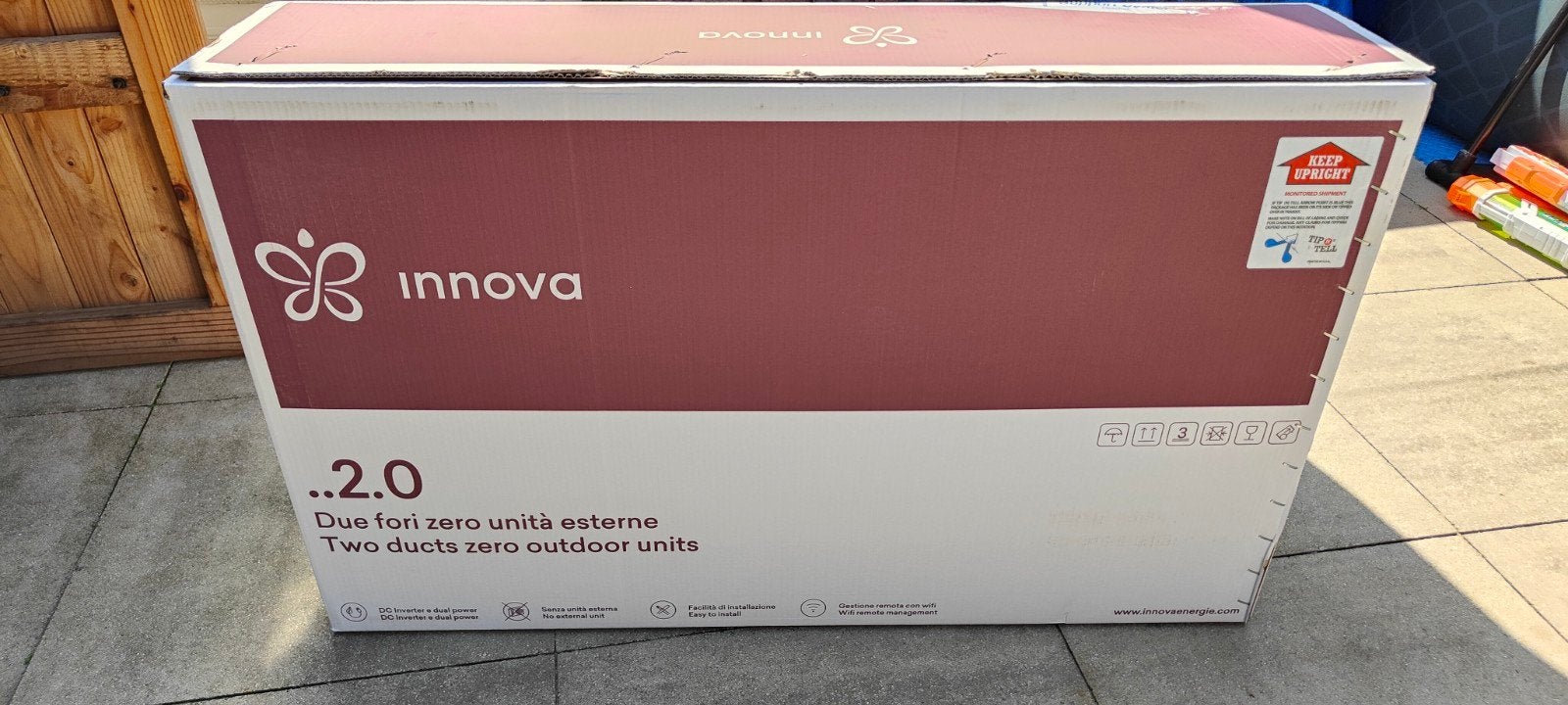 Innova 2.0 monoblock airco - 8HP, Witgoed en Apparatuur, Airco's, Nieuw, Wandairco, Minder dan 60 m³, 3 snelheden of meer, Koelen en Ontvochtigen