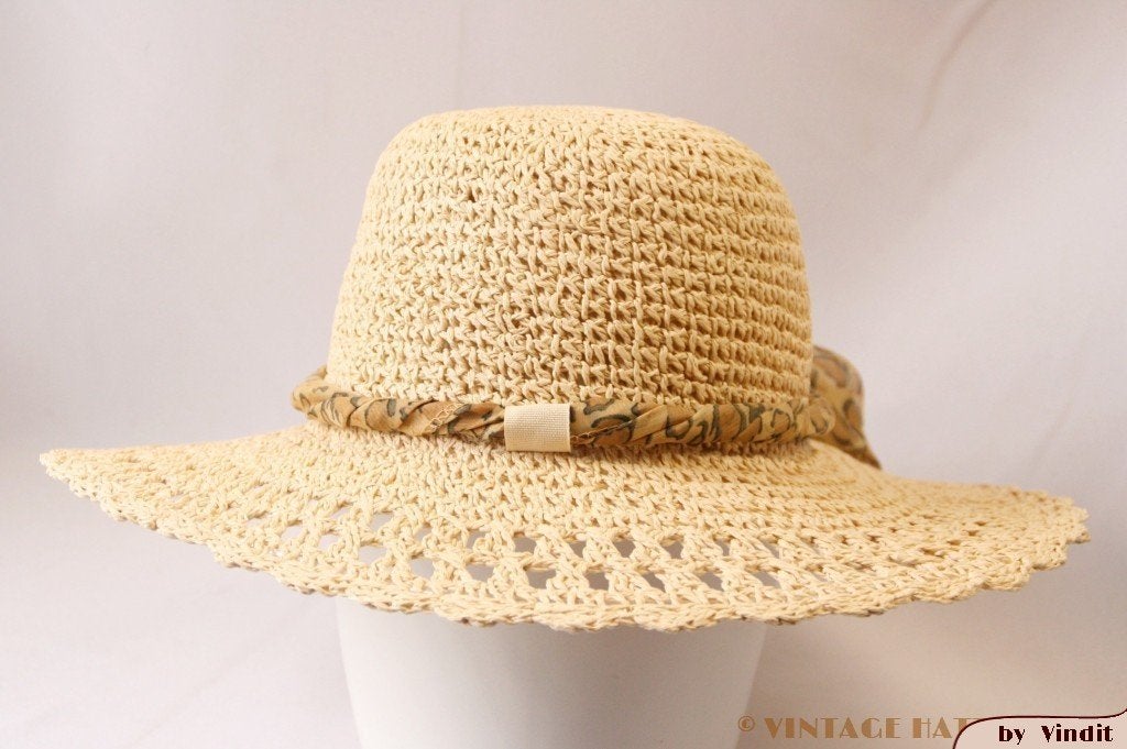 dames Strand Zomerhoed creme papier vouwbaar 56 en 57 nieuw, Kleding | Dames, 56 of 57 cm (M, 7 of 7⅛ inch), Hoed, Hawkins, Nieuw