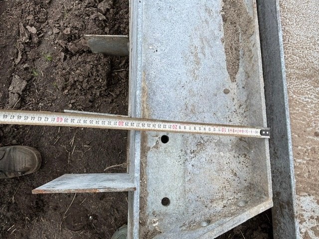 staalconstructie loods stal gegalvaniseerd., Ophalen, Gebruikt, IJzer