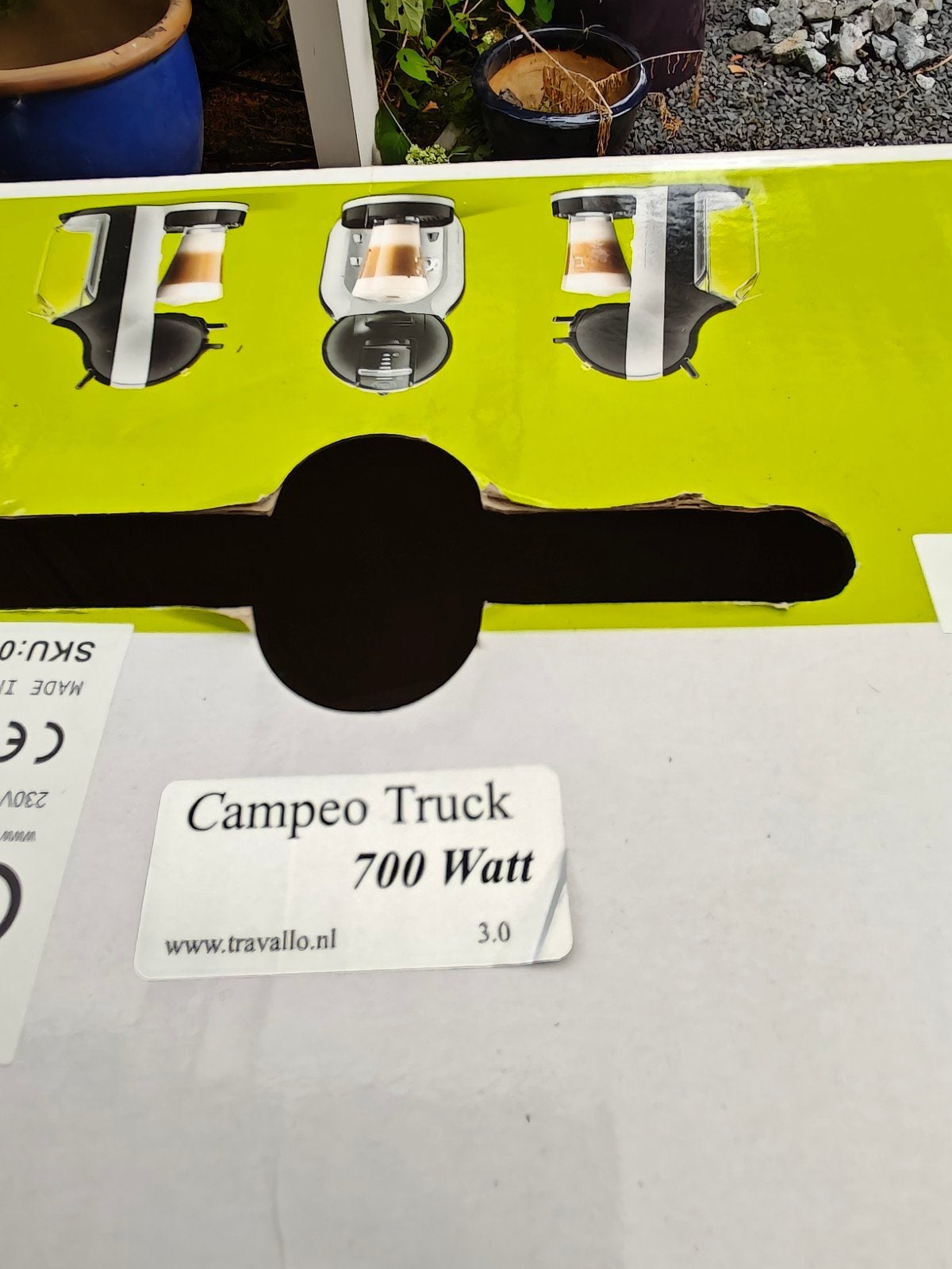 campeo truck 700 watt dolce gusto, Koffiemachine, Ophalen of Verzenden, Zo goed als nieuw, 1 kopje