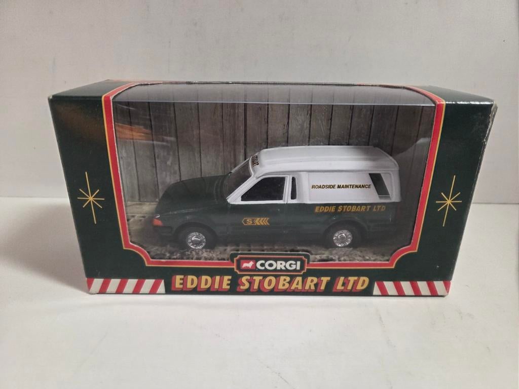 Corgi Ford Escort Van Eddie Stobart 1:36, Auto, ., Ophalen of Verzenden, Zo goed als nieuw