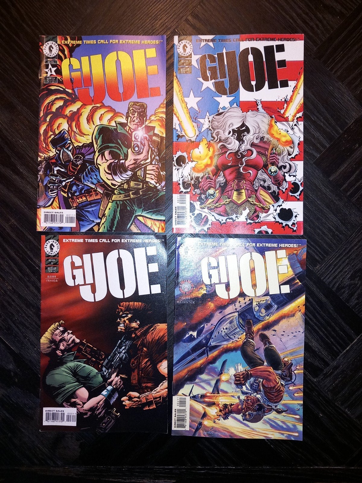 G.I. Joe Comics - Set van 4 (Dark Horse Comics), Boeken, Gelezen, Amerika, Diverse auteurs, Ophalen of Verzenden