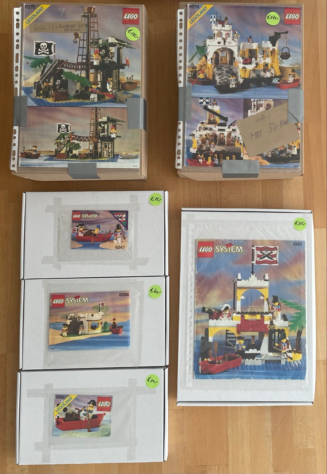 Lego Pirates & Soldaten sets 6276, 6270, 6263, 6266, 6245, 6, Kinderen en Baby's, Speelgoed | Duplo en Lego, Ophalen, Gebruikt