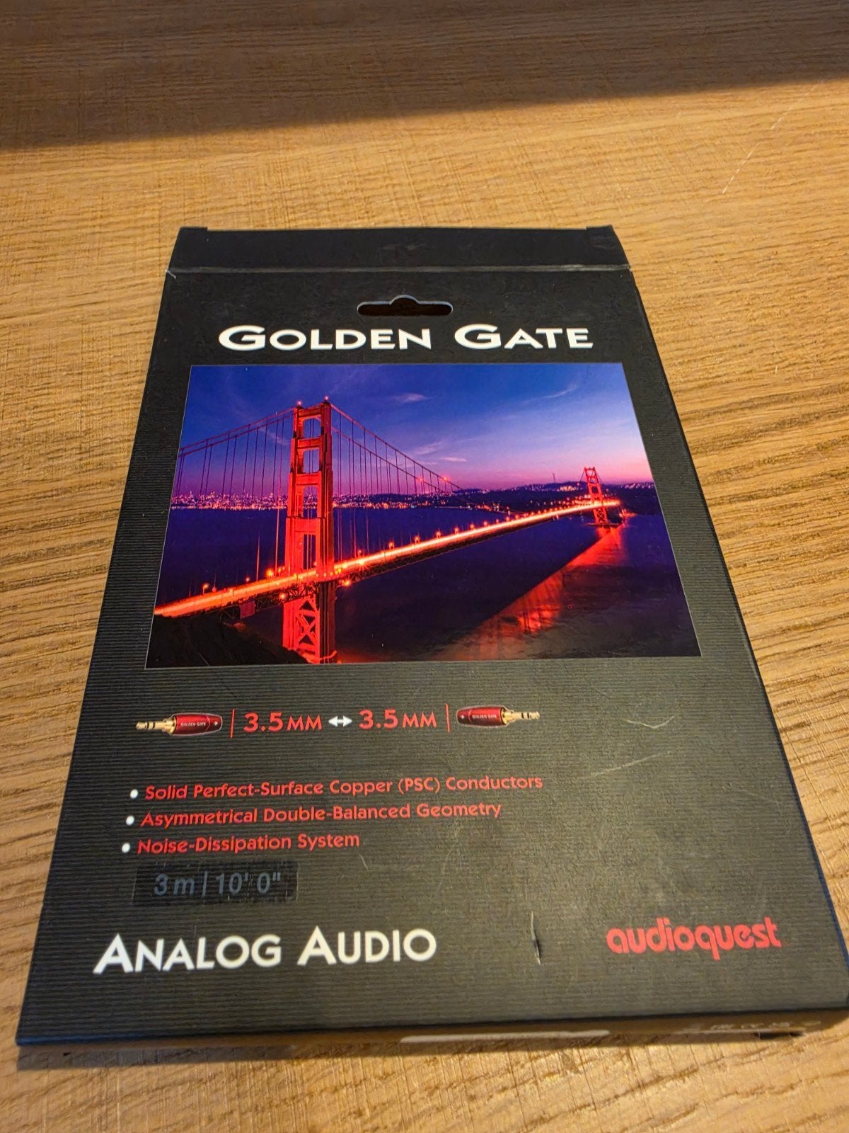 AudioQuest Golden Gate 3.5mm Interlink Kabel 3m, Ophalen of Verzenden, Zo goed als nieuw, 2 tot 5 meter, Interlink-kabel