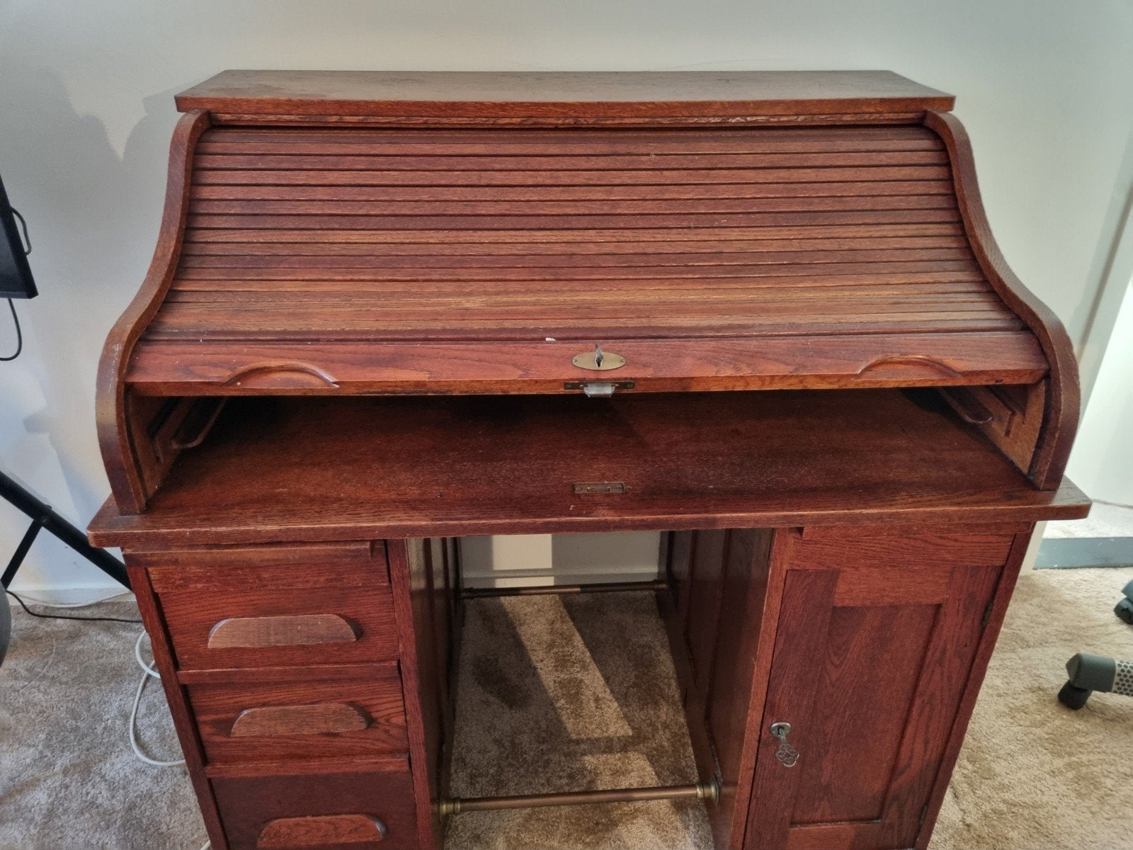 secretaire Antiek rolluikbureau, Ophalen