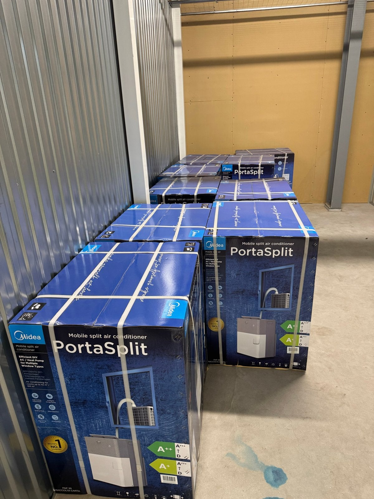 Midea Portasplit 12000 BTU, Ophalen, Nieuw, 3 snelheden of meer, Energieklasse A of zuiniger