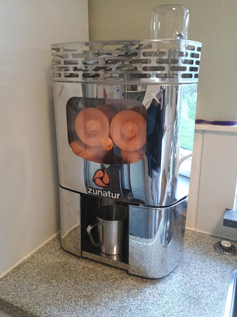 Zunatur volautomatische citruspers - Zeer nette staat, Witgoed en Apparatuur, Onderdelen en Toebehoren, Ophalen