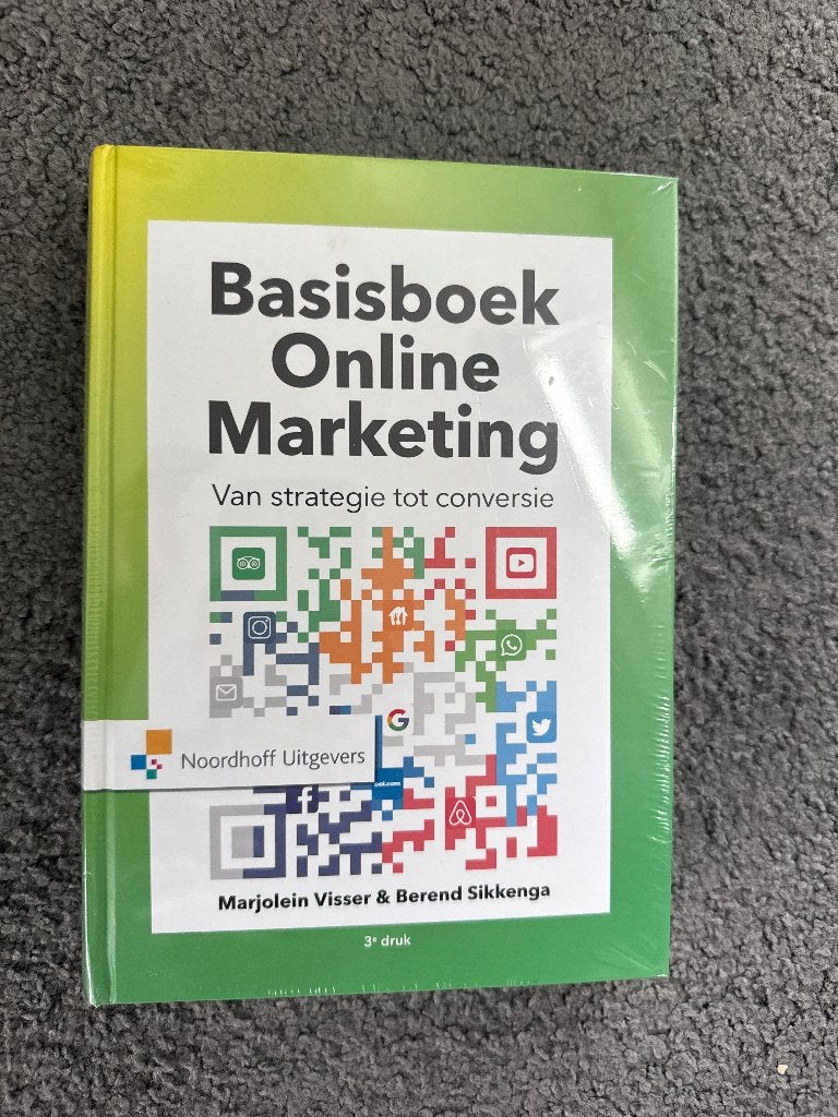 Basisboek online marketing, Boeken, Nieuw, Noordhoff Uitgevers, Alpha, HBO