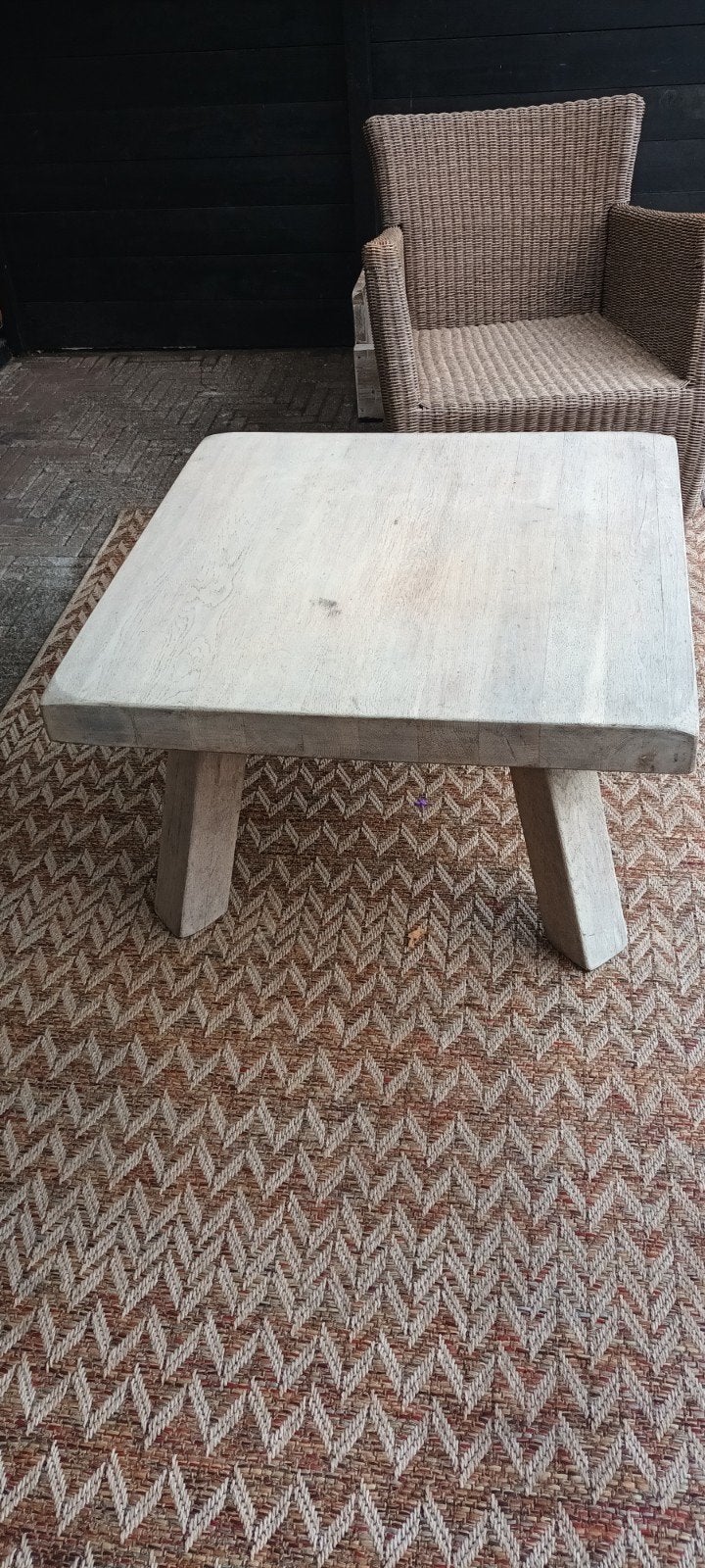 Salontafel, Ophalen, Gebruikt, 50 tot 100 cm, Eikenhout