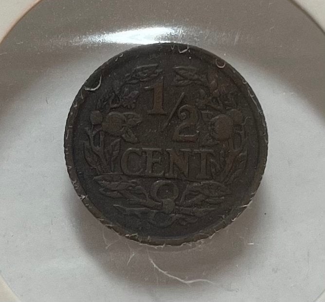 1/2 cent Nederland 1930, Ophalen of Verzenden, Koningin Wilhelmina