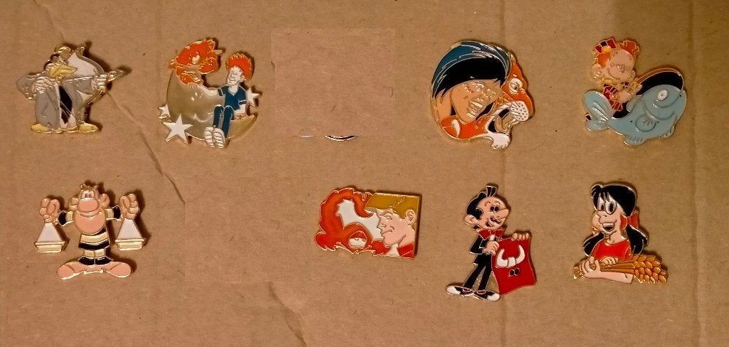 Agent 212 Rik Ringers Robbedoes sterrenbeeld Zodiac pins, Ophalen of Verzenden, Gebruikt