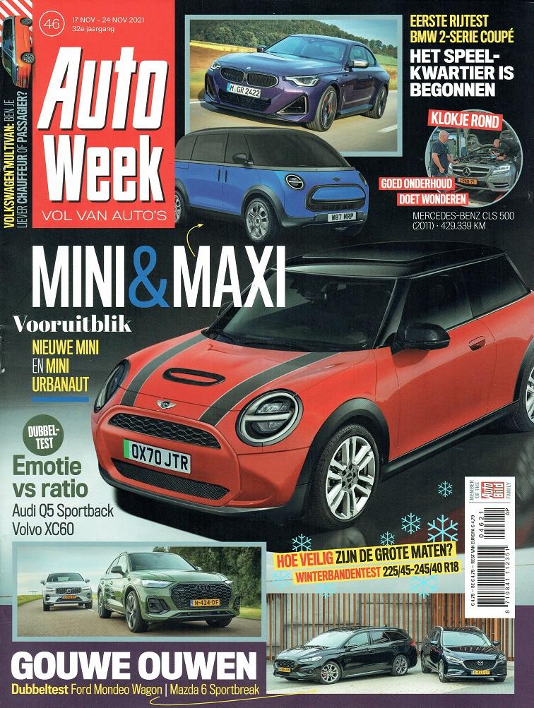 Autoweek 2021 nr. 46 (o.a. Audi Q5 Sportback & Volvo XC60), Verzenden, Gelezen, Algemeen