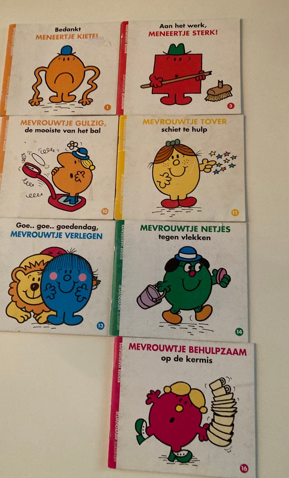 Roger Hargreaves Boekjes Nederlands 1 Engels PPSTK!!, Ophalen