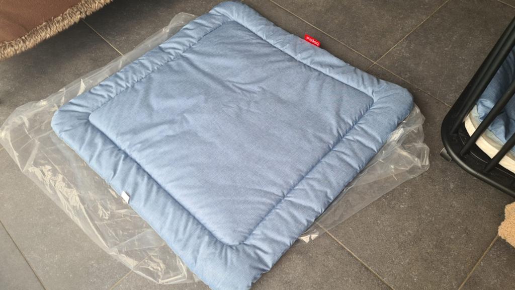 Boxkleed Bopita Caro grijs/blauw 83x83 cm - Nieuw, Ophalen of Verzenden, Nieuw