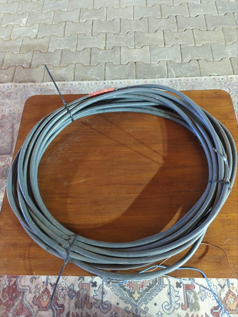 Grondkabel YMvK-as 2x1,5 | Nieuw | 25 meter in twee lengtes, Doe-het-zelf en Verbouw, Elektra en Kabels, Ophalen, Nieuw, Kabel of Snoer