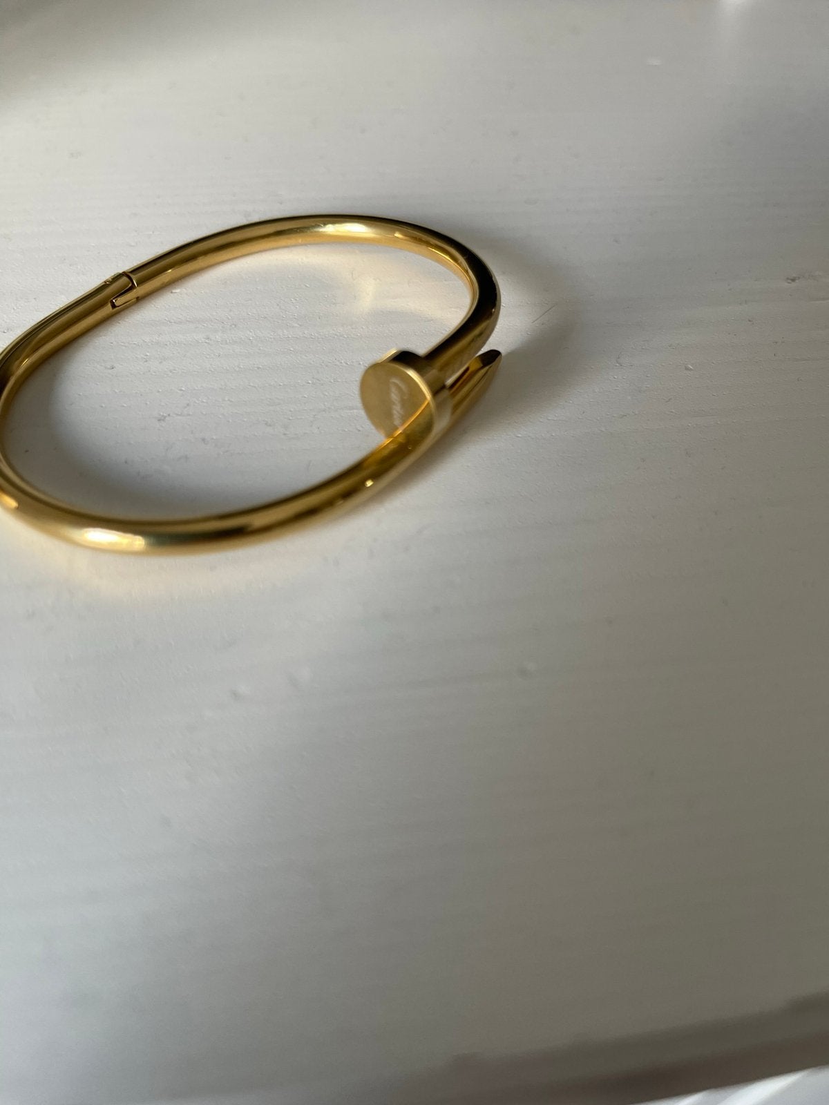 Cartier Armband  Spijker, Ophalen of Verzenden, Nieuw, Goud, Staal