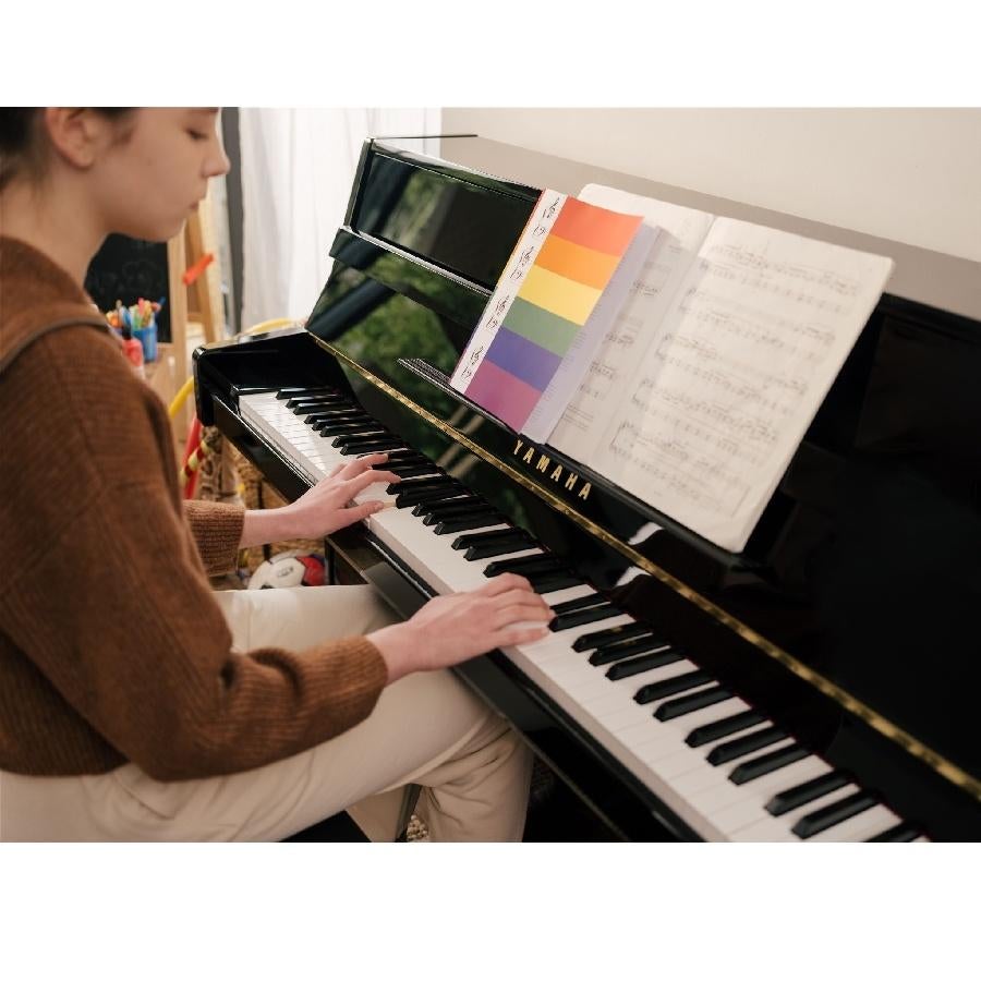Yamaha B1 NIEUWE Akoestische Piano - Zwart Hoogglans, Zwart, Nieuw, Ophalen of Verzenden, Piano