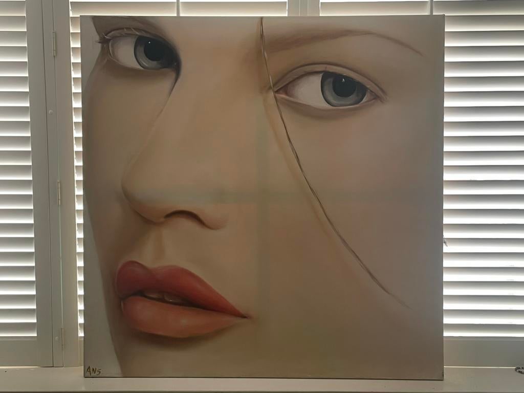 Ans Schumacher schilderij (1 van set van 3), Ophalen