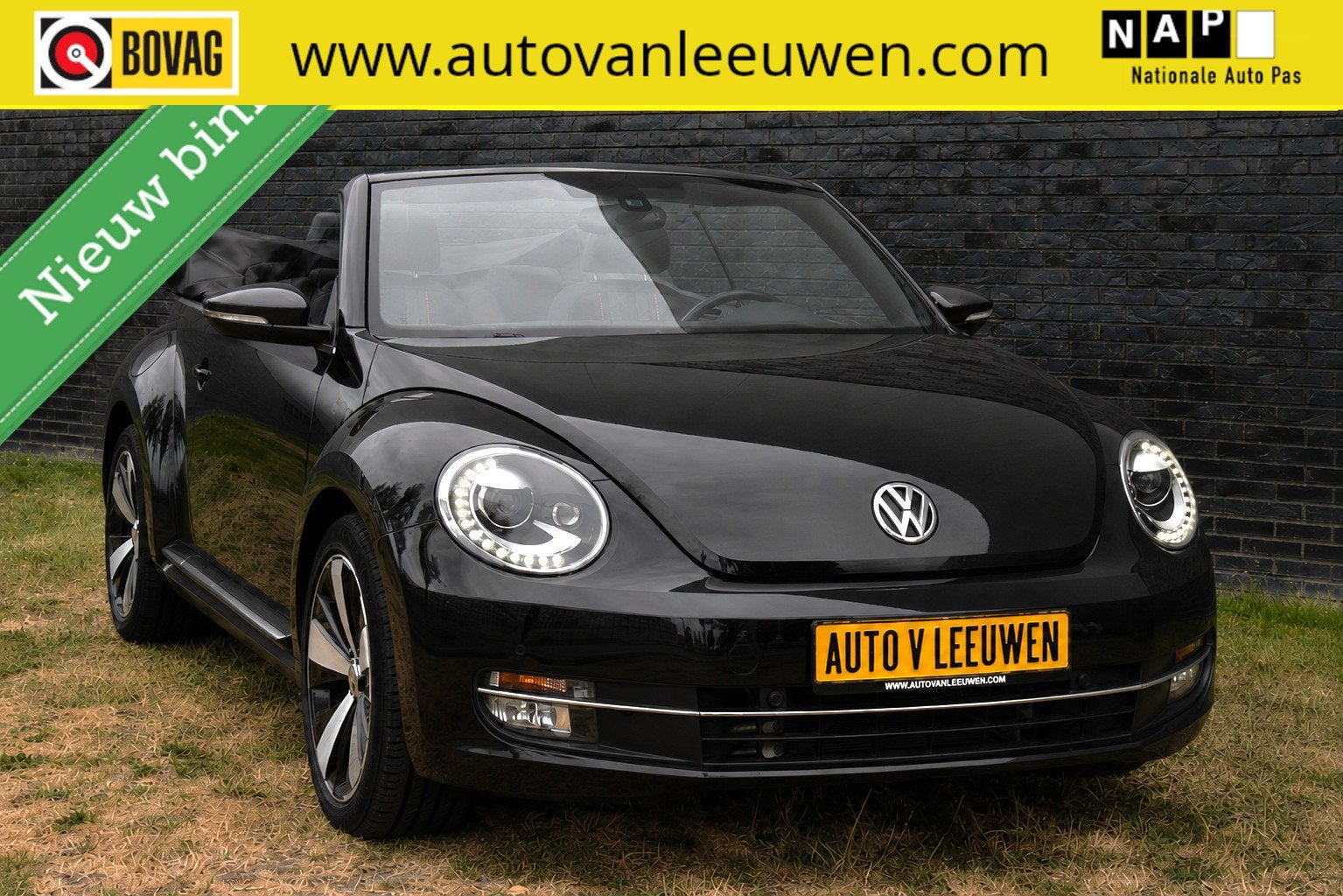 Volkswagen Beetle Cabriolet Turbo Club XENON-LED/CAMERA/PDC/, Voorwielaandrijving, Gebruikt, 4 cilinders, 4 stoelen