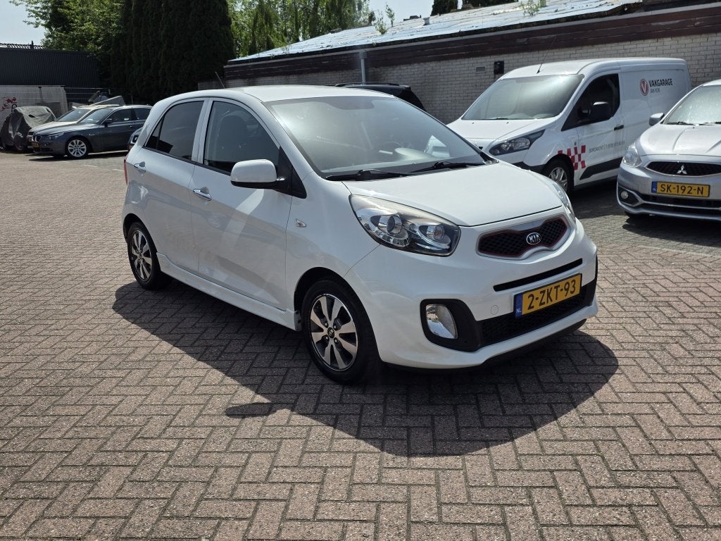 Kia Picanto 1.0 CVVT X-treme (bj 2015), Auto's, Start-stop-systeem, Euro 5, Gebruikt, Zwart