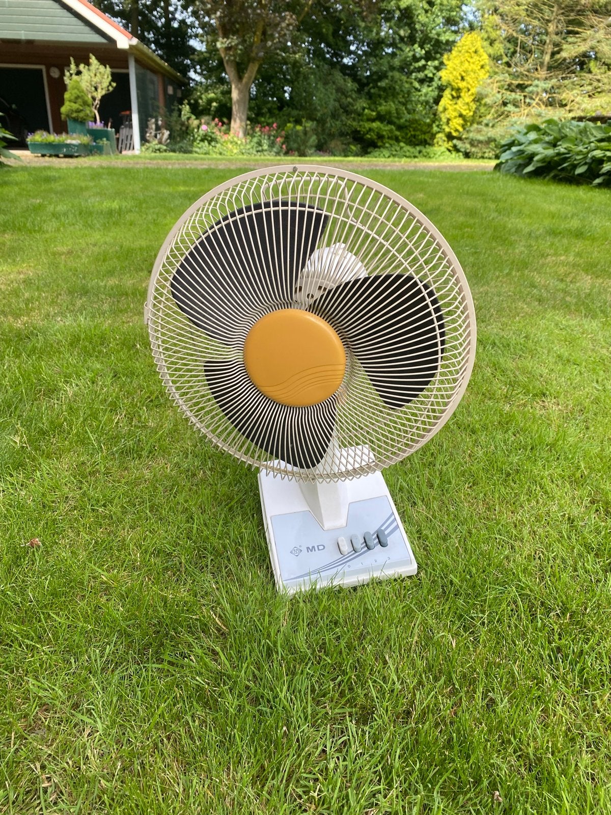 MD Tafelventilator - Compact en Krachtig, Witgoed en Apparatuur, Ophalen, Zo goed als nieuw, Tafelventilator