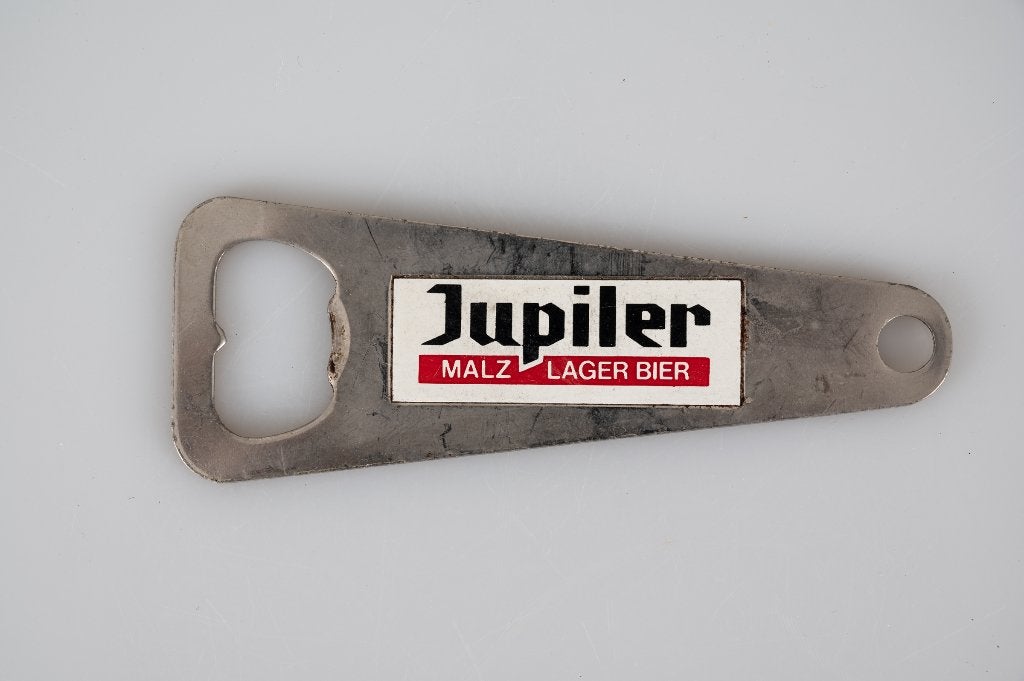 Oude opener Jupiler, Verzamelen, Biermerken, Ophalen of Verzenden, Gebruikt, Flesopener, Jupiler