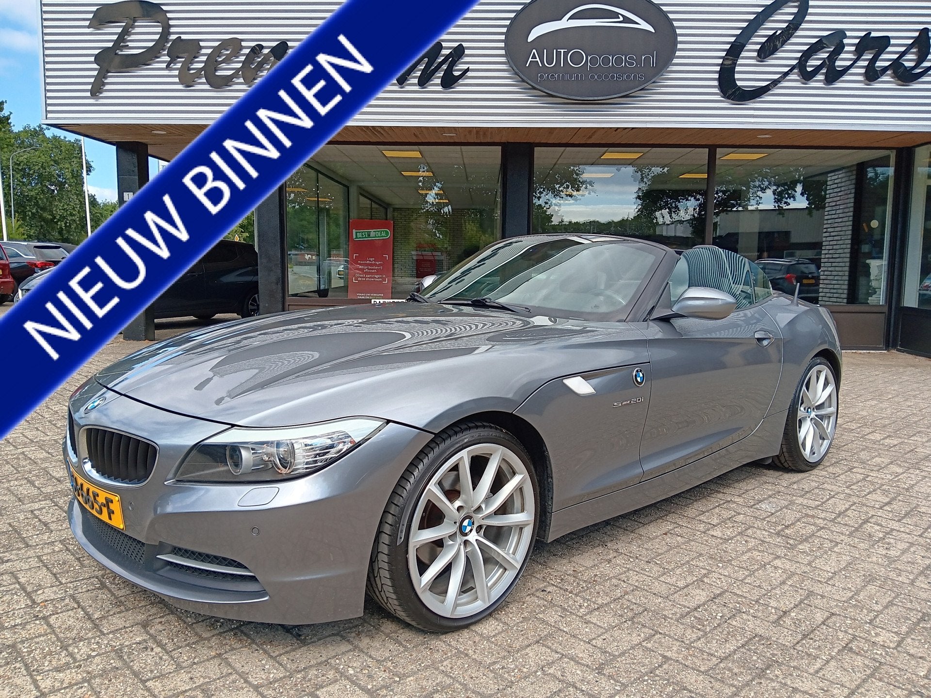 BMW Z4 Roadster sDrive20i High Executive 19inch,leer,nav,cli, Auto's, BMW, Automaat, Zwart, 4 cilinders, Cabriolet