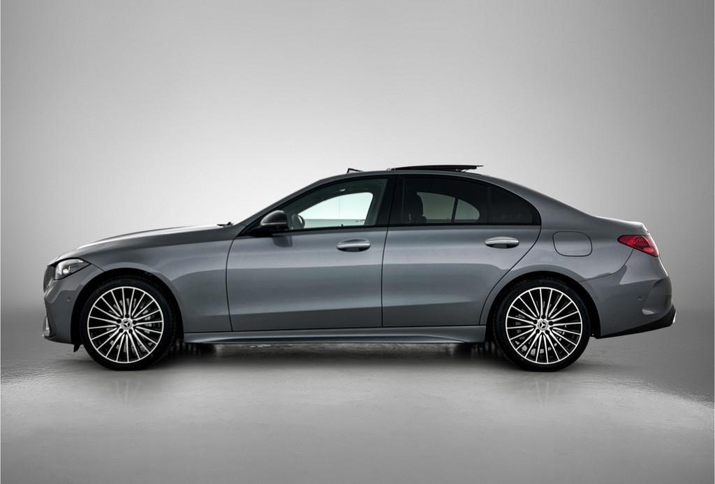 Mercedes-Benz C-Klasse 300 e Business Solution AMG | Premium, Auto's, Automaat, Achterwielaandrijving, Zwart, Bedrijf