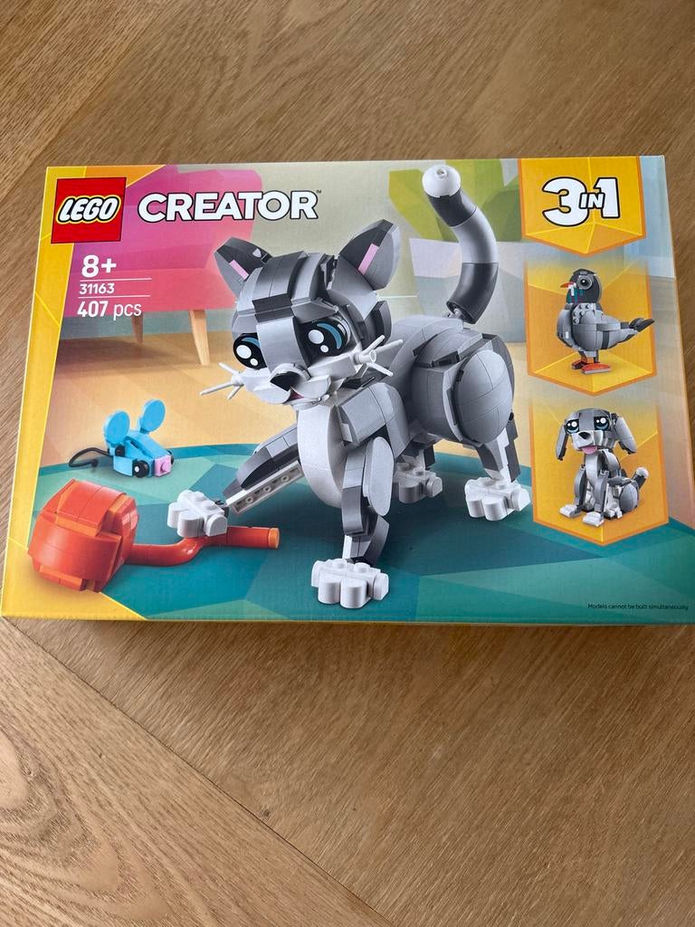 Lego Creator 31163 Kat 3-in-1 nieuw in doos, Lego, Nieuw, Ophalen of Verzenden, Inclusief doos