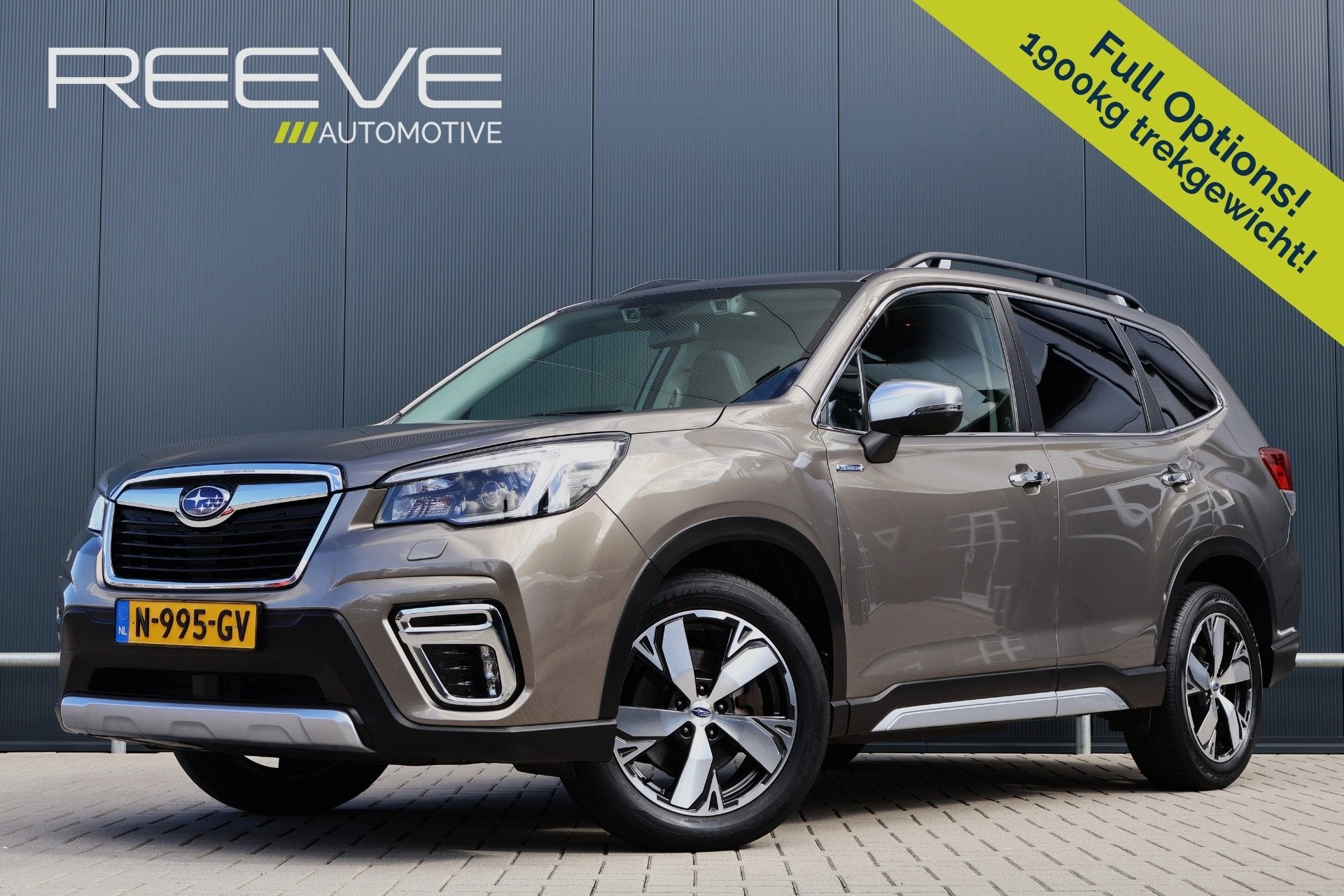 Subaru Forester 2.0i e-BOXER Premium 4WD | Trekhaak | Leer |, Auto's, Dealer onderhouden, 4 cilinders, Leder, Bedrijf