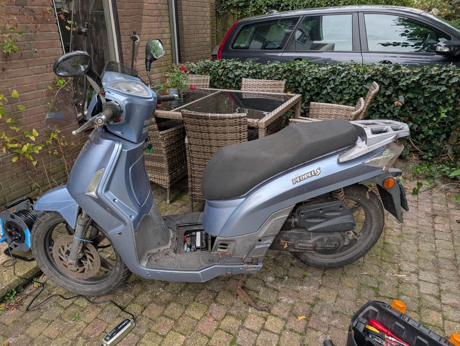 Kymco People S 4T bromscooter.  opknapper, Ophalen, Gebruikt, Maximaal 45 km/u, People S