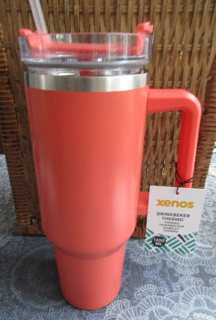 nieuwe thermo drinkbeker 1,1 liter / drinkfles 600 ml, Ophalen of Verzenden, Nieuw