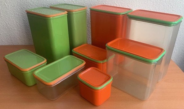Mepal  Modul: voorraaddozen # 1 (retro/vintage), Lochem, Kunststof, Ophalen of Verzenden, Zo goed als nieuw