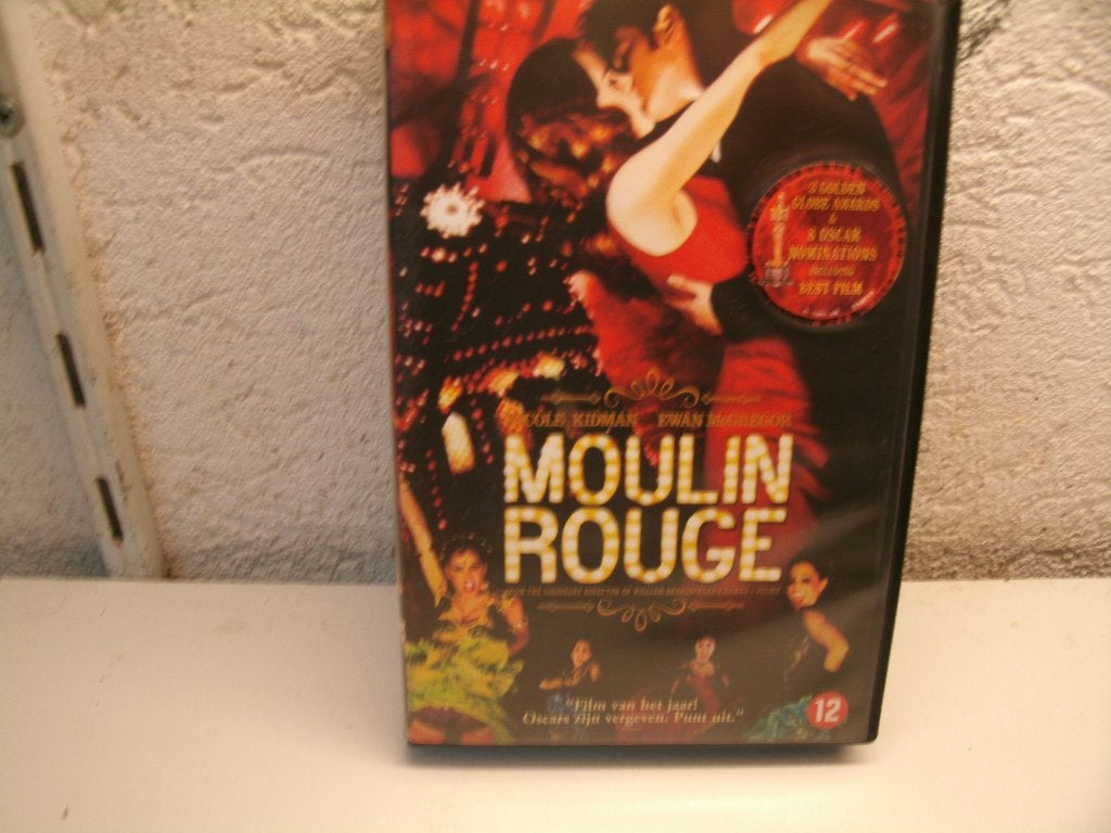 vhs 74b moulin rouge, Alle leeftijden, Ophalen of Verzenden, Zo goed als nieuw, Actie en Avontuur
