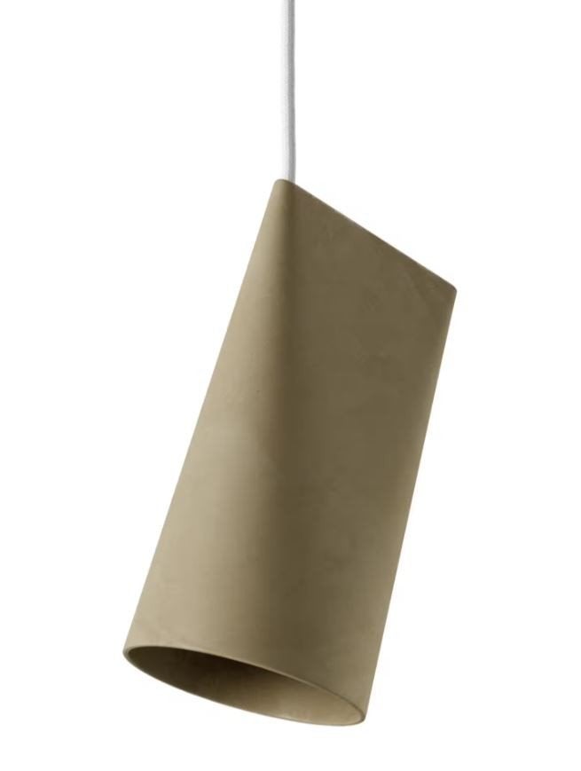 Moebe Narrow Hanglamp Olijf, Ophalen of Verzenden, Zo goed als nieuw, Steen/keramiek