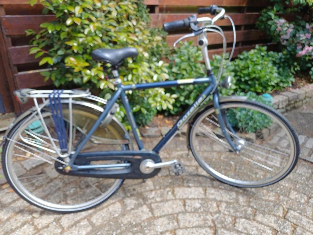 ZEER GOEDE GAZELLE HERENFIETS 7 VERSNELLINGEN 54 CM 28", Ophalen, Versnellingen, Zo goed als nieuw, Gazelle