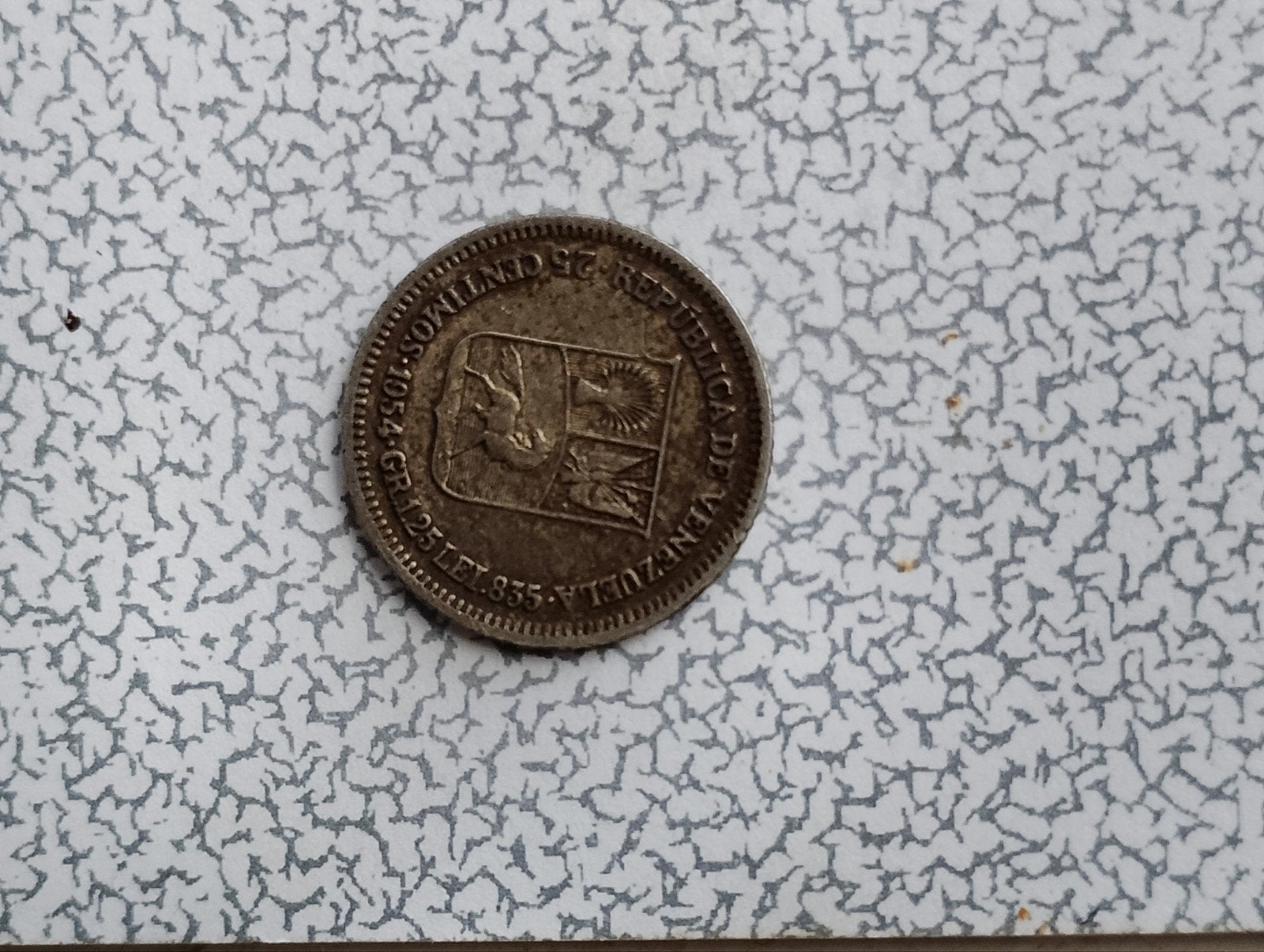 Venezuela 25 cent, Ophalen, Overige landen