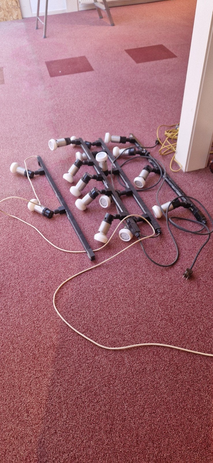 Let spotjes op reel, Ophalen