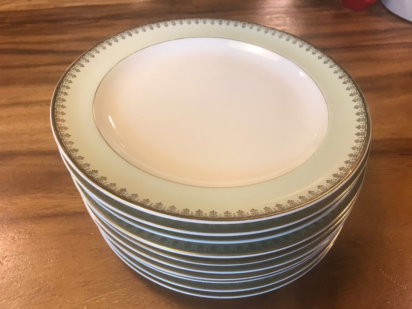 Limoges,Goumol Labesse,10 borden,doorsnee 25,5 cm,hoog 2.5cm, Antiek en Kunst, Ophalen of Verzenden