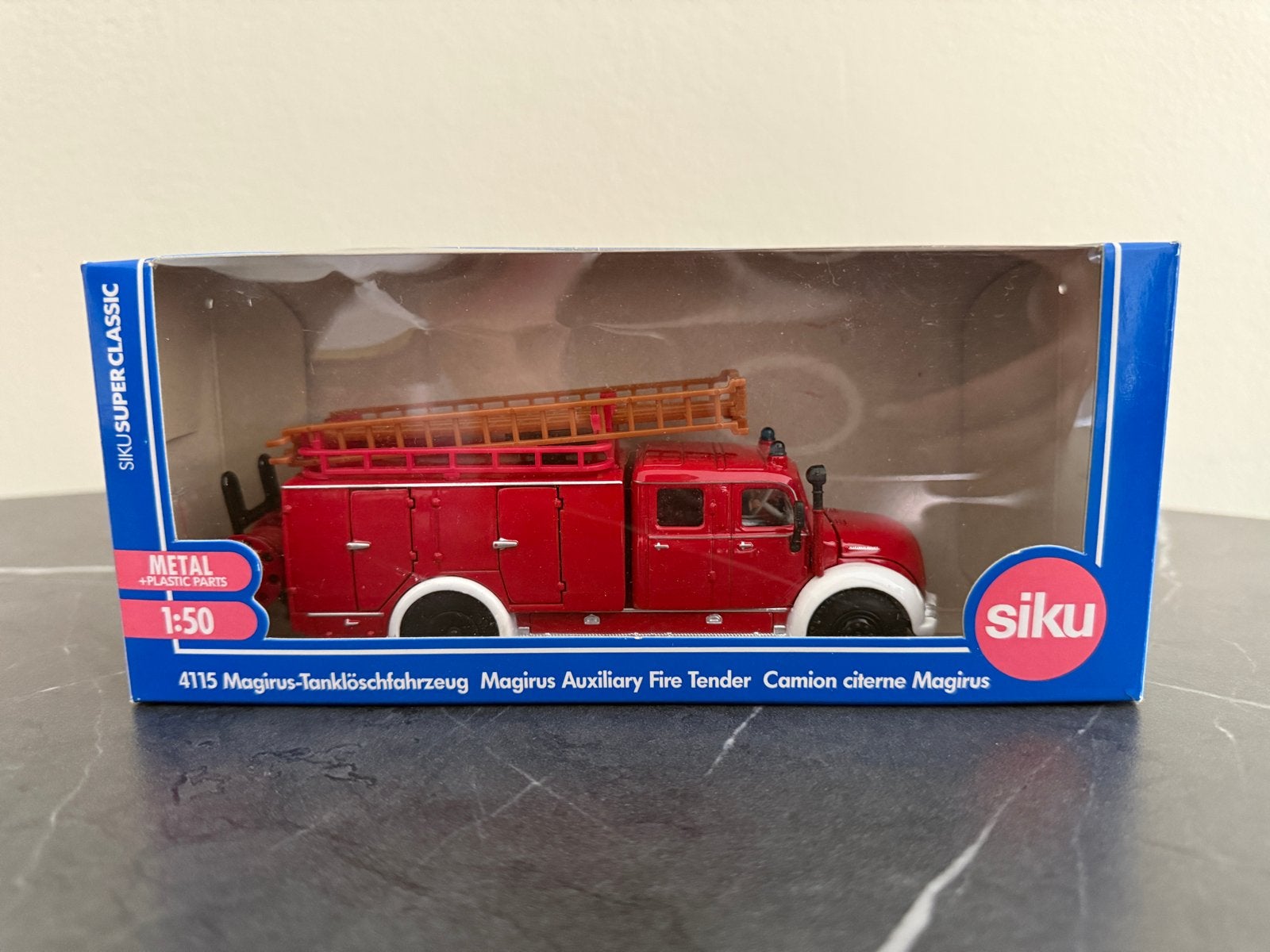 Siku Super Classic 4115 Magirus Brandweerwagen 1:50, Ophalen of Verzenden, Nieuw