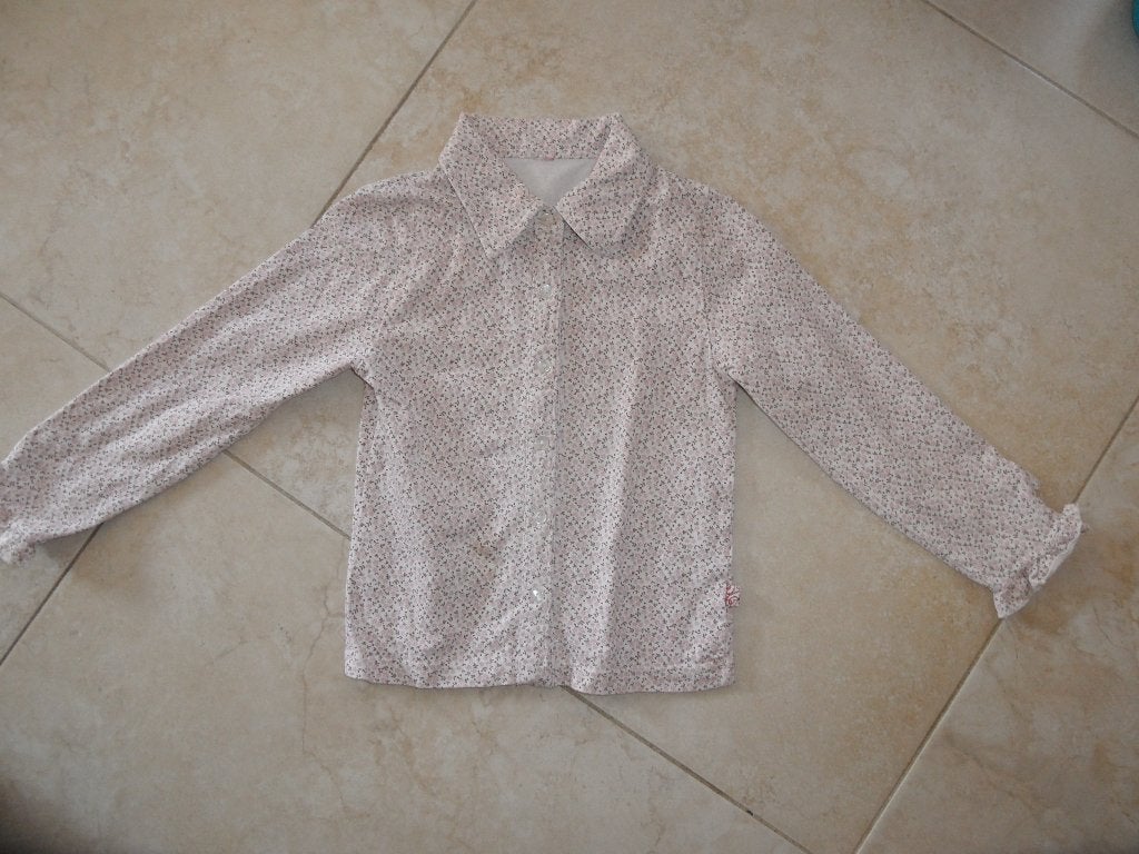 Tiktak Blouse Bleu Seven 110 Frendz Blouse 116 Feestblouse, Kinderen en Baby's, Kinderkleding | Maat 110, Ophalen of Verzenden