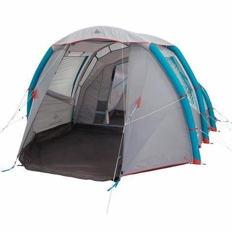 Te huur: Quechua Air Seconds 4.1 opblaastent – 4 persoons, Ophalen, Zo goed als nieuw, Tot en met 4